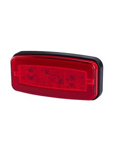 Piloto de galibo trasero LED Neon LD 2763 12/24V homologado IA R1 IP68 Rojo