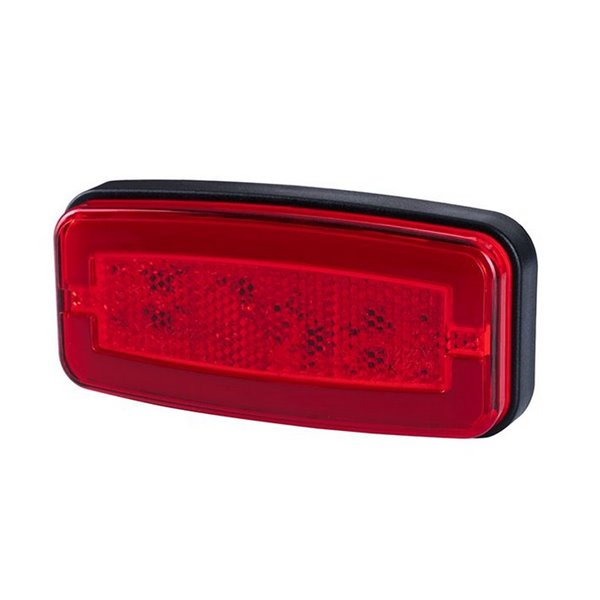 Piloto de galibo trasero LED Neon LD 2763 12/24V homologado IA R1 IP68 Rojo
