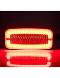 Piloto de galibo trasero LED Neon LD 2763 12/24V homologado IA R1 IP68 Rojo