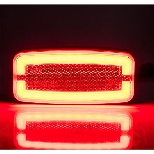 Voyant LED néon arrière à flamme LD 2763 12/24 V homologué IA R1 IP68 rouge
