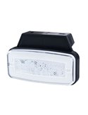 Luz de sinalização dianteira em LED com suporte Neon LD 2764 12/24V homologada IA A IP68 Branca