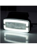 Piloto LED de galibo delantero con soporte Neon LD 2764 12/24V homologado IA A IP68 Blanco