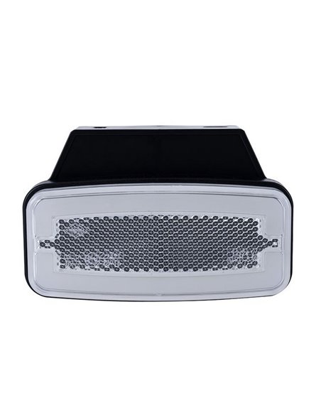 Piloto LED de galibo delantero con soporte Neon LD 2764 12/24V homologado IA A IP68 Blanco