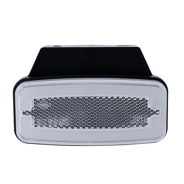 Feu de position avant à LED avec support Neon LD 2764 12/24V homologué IA A IP68 Blanc