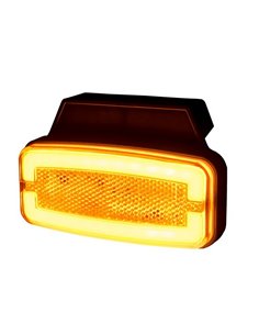 Piloto de galibo lateral LED Neon con soporte LD 2765 12/24V homologado IA SM1 IP68 Ámbar