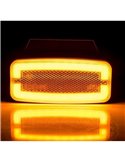 Piloto de galibo lateral LED Neon con soporte LD 2765 12/24V homologado IA SM1 IP68 Ámbar