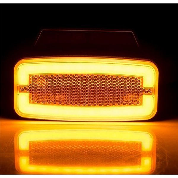 Piloto de galibo lateral LED Neon con soporte LD 2765 12/24V homologado IA SM1 IP68 Ámbar