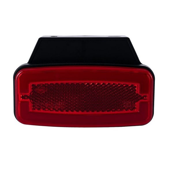 Luz de sinalização traseira de LED neon com suporte LD 2766 12/24V, homologada IA R1 IP68, vermelha