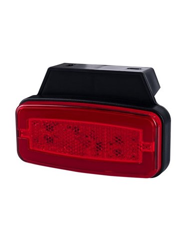 Piloto de galibo trasero LED Neon con soporte LD 2766 12/24V homologado IA R1 IP68 Rojo