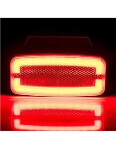 Piloto de galibo trasero LED Neon con soporte LD 2766 12/24V homologado IA R1 IP68 Rojo 2