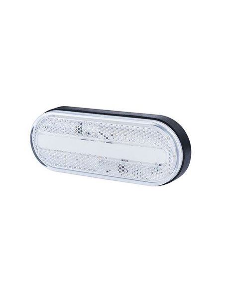 Neon LED frontal oval Galibo LD 2770 12/24V homologado IA A IP68 branco