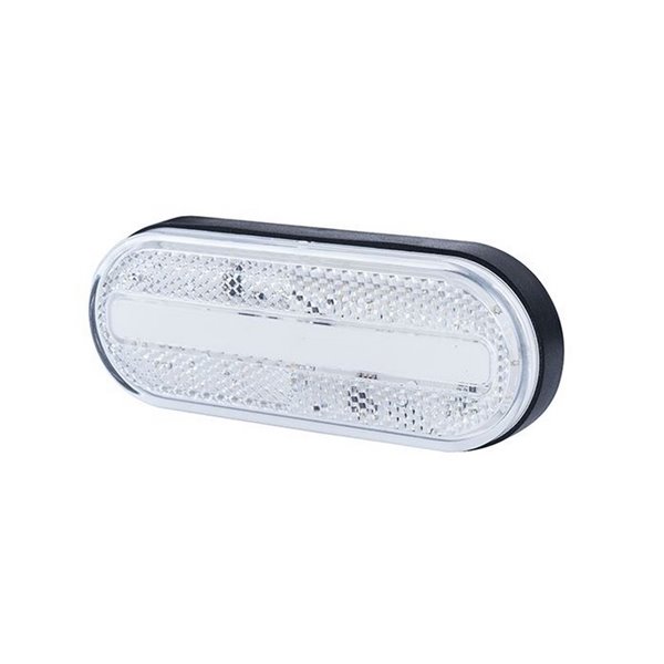 Neon LED frontal oval Galibo LD 2770 12/24V homologado IA A IP68 branco