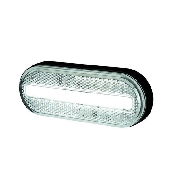 Neon LED frontal oval Galibo LD 2770 12/24V homologado IA A IP68 branco
