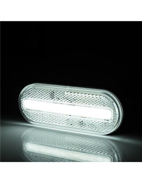 Galibo LED delantero ovalado Neon LD 2770 12/24V homologado IA A IP68 Blanco