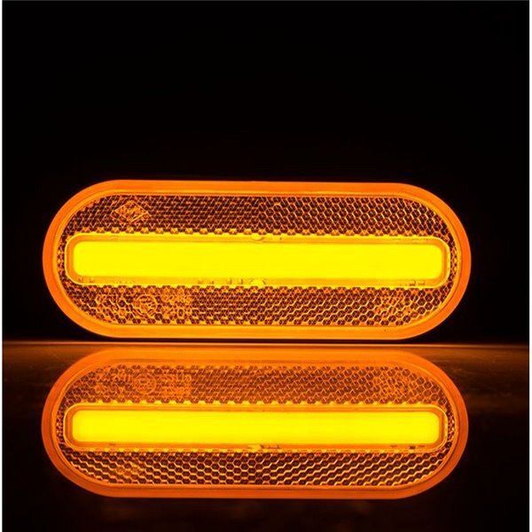 Galibo LED lateral ovalado Neon LD 2771 12/24V homologado IA SM1 IP68 Ámbar