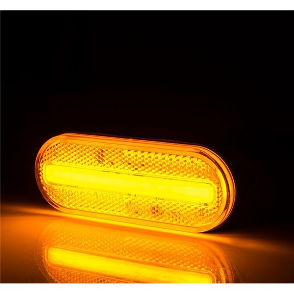 Galibo LED lateral oval Neon LD 2771 12/24V aprovado IA SM1 IP68 Âmbar