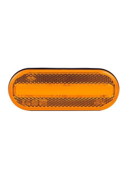 Galibo LED lateral oval Neon LD 2771 12/24V aprovado IA SM1 IP68 Âmbar