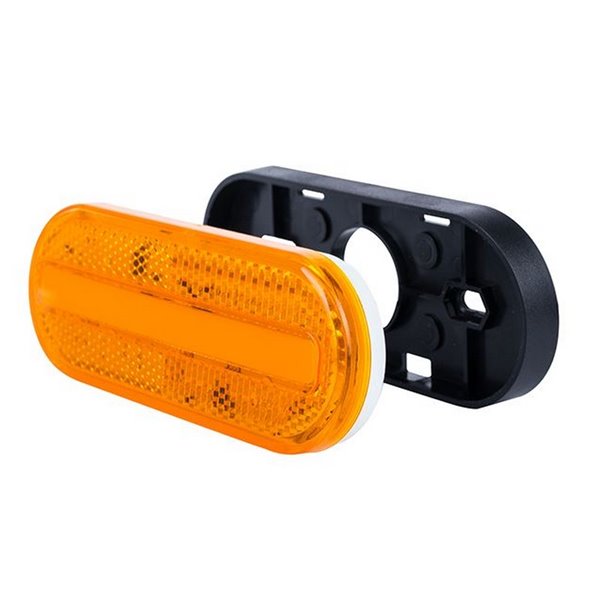 Galibo LED lateral oval Neon LD 2771 12/24V aprovado IA SM1 IP68 Âmbar