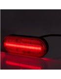 Galibo LED trasero ovalado Neon LD 2772 12/24V homologado IA R1 IP68 Rojo