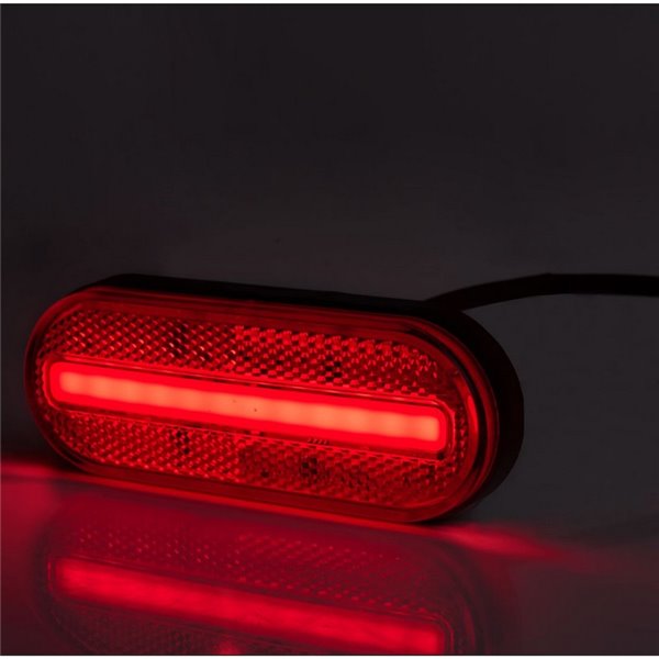 Galibo LED trasero ovalado Neon LD 2772 12/24V homologado IA R1 IP68 Rojo