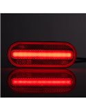 Galibo LED trasero ovalado Neon LD 2772 12/24V homologado IA R1 IP68 Rojo
