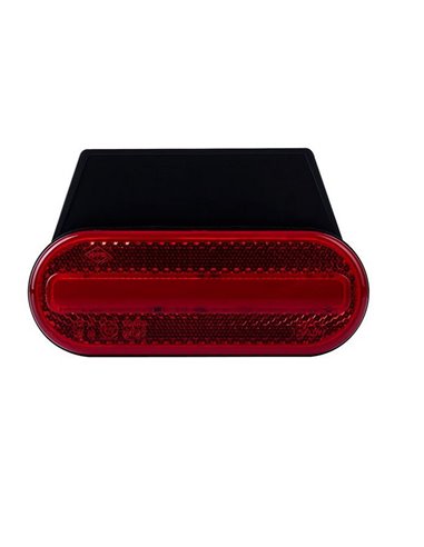 Galibo LED trasero ovalado Neon con soporte LD 2775 12/24V homologado IA R1 IP68 Rojo