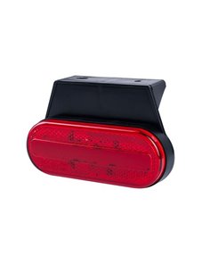 Galibo LED trasero ovalado Neon con soporte LD 2775 12/24V homologado IA R1 IP68 Rojo