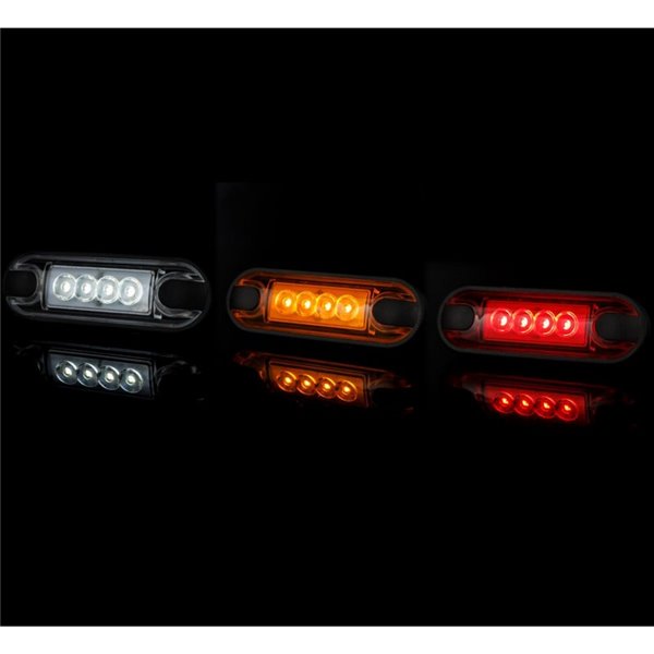 Feu de gabarit avant à LED plat LD 3210, homologué IP68, blanc