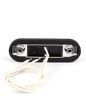 Piloto LED de gálibo delantero LD 3210 superficie plana homologado A IP68 Blanco