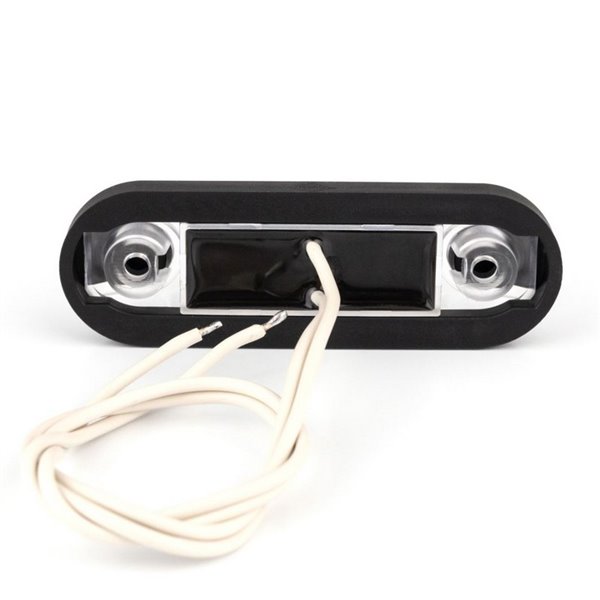 Piloto LED de gálibo delantero LD 3210 superficie plana homologado A IP68 Blanco