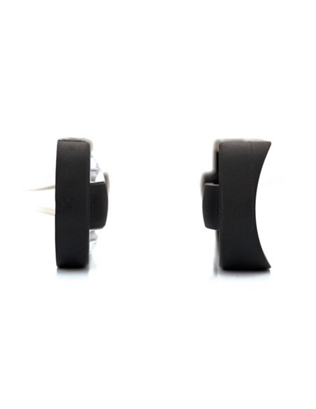 Luz de sinalização frontal LED LD 3210 de superfície plana, com classificação IP68, branca.