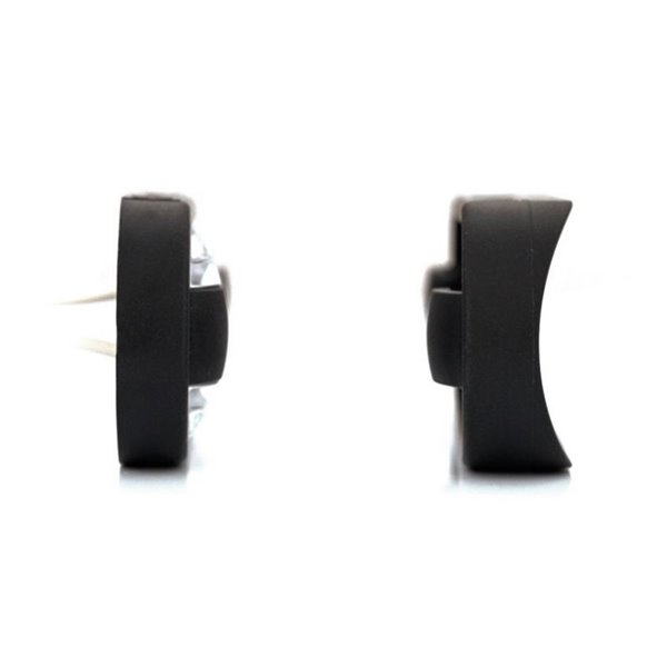 Luz de sinalização frontal LED LD 3210 de superfície plana, com classificação IP68, branca.