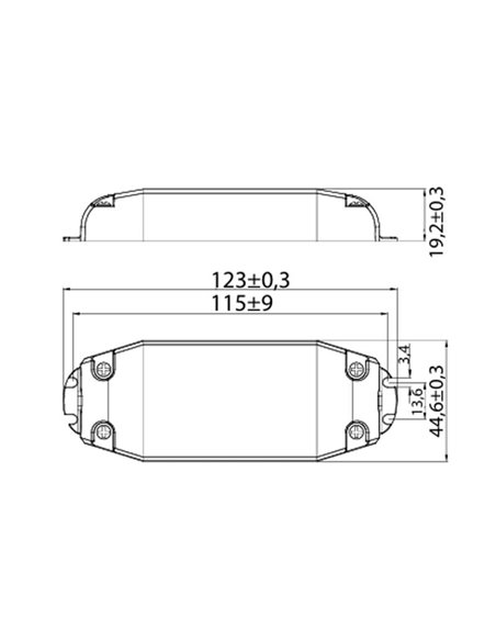 Driver LED ON/OFF 0-30W 4 luces MODULAR LIGHT 2 DRIVERS