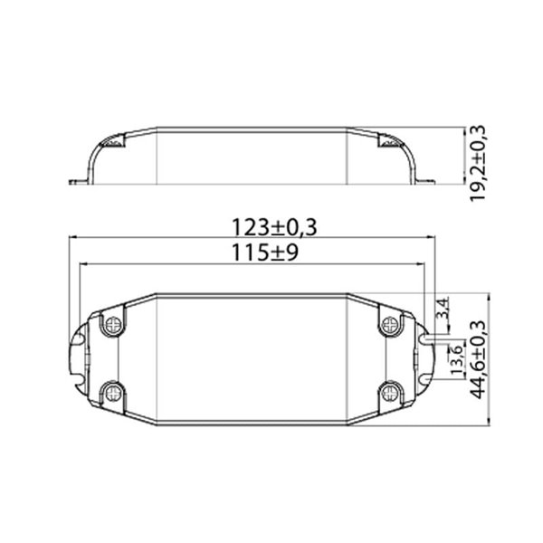 Driver LED ON/OFF 0-30W 4 luces MODULAR LIGHT 2 DRIVERS