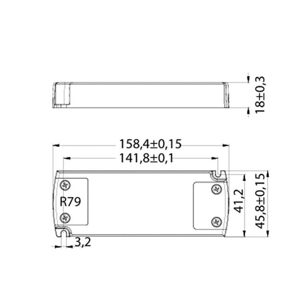 Module LED à commande TRIAC 12-36W 4-5 lumens, éclairage modulaire, 2 drivers
