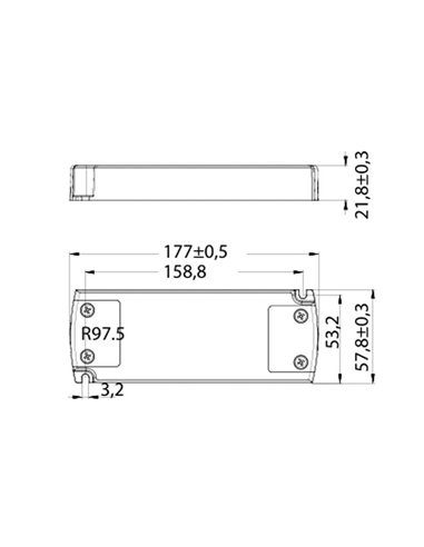 Driver LED regulable TRIAC 19-50W 8 luces MODULAR LIGHT 2 DRIVERS
