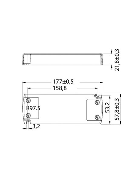 Driver LED regulable TRIAC 19-50W 8 luces MODULAR LIGHT 2 DRIVERS