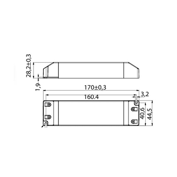 Module LED marche/arrêt 0-100 W 14-24 lumens, éclairage modulaire, 2 modules