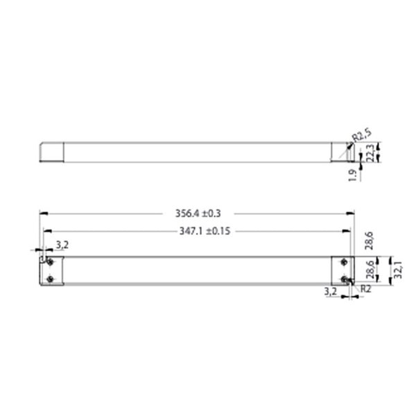 Driver LED regulável TRIAC 30-150W 24 lâmpadas MODULAR LIGHT 2 DRIVERS