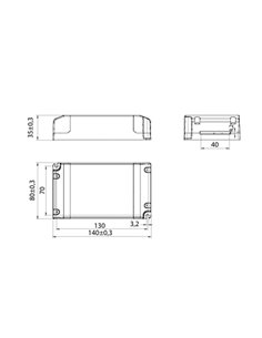 Module LED DALI 0-96W 5 lumens Redondo, éclairage modulaire, 2 drivers 2