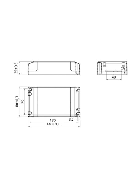 Module LED DALI 0-96W 5 lumens Redondo, éclairage modulaire, 2 drivers