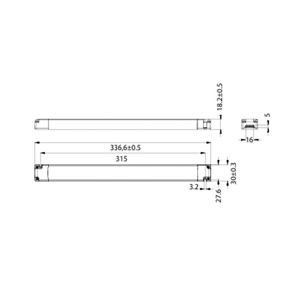 Module LED DALI 10-100W 8-14 lumens, éclairage modulaire, 2 drivers