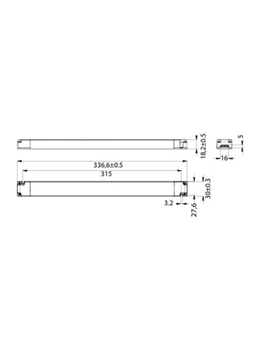 Driver LED DALI 15-150W 24 luces MODULAR LIGHT 2 DRIVERS