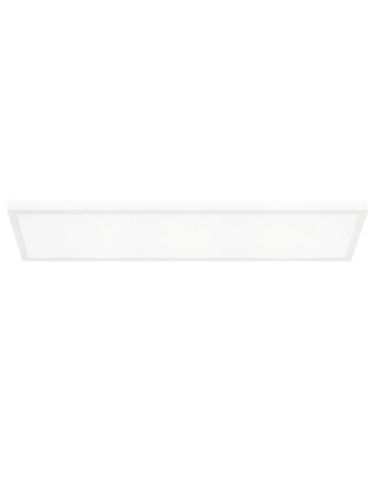 Plafón LED rectangular blanco NIMAG 40W IP44 para cocina 3CCT 4800 lm 3000K - 4000K - 5000K