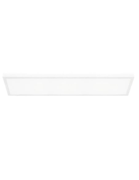 Plafón LED rectangular blanco NIMAG 40W IP44 para cocina 3CCT 4800 lm 3000K - 4000K - 5000K