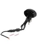 Trasera Faro de trabajo LED ovalado mini 3000 lm 20W con conector Deutsch y soporte Swivel