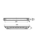 Luz de freno LED LSD 563 12/24V homologado S3 E9 IP68