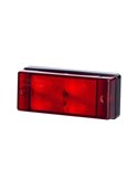 Piloto LED para tercera luz de freno rectangular LSD 745 12/24V homologado S3 IP68