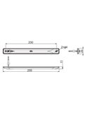 Tercera luz de freno LED LSD 2255 12/24V homologado S3 IP68