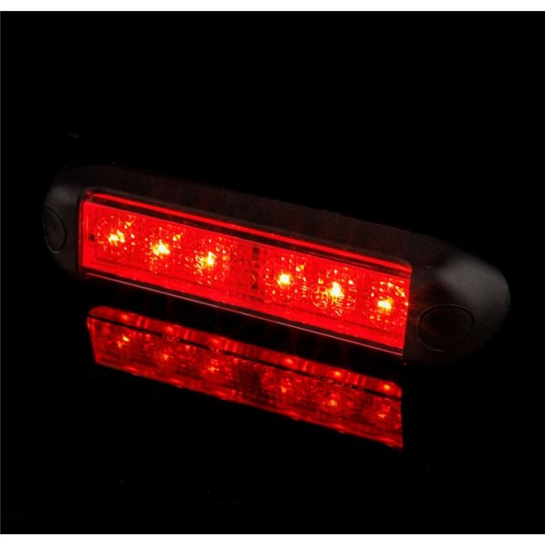 Luz antiniebla LED LPD 3240 12/24V tapa roja, homologado F1 IP68